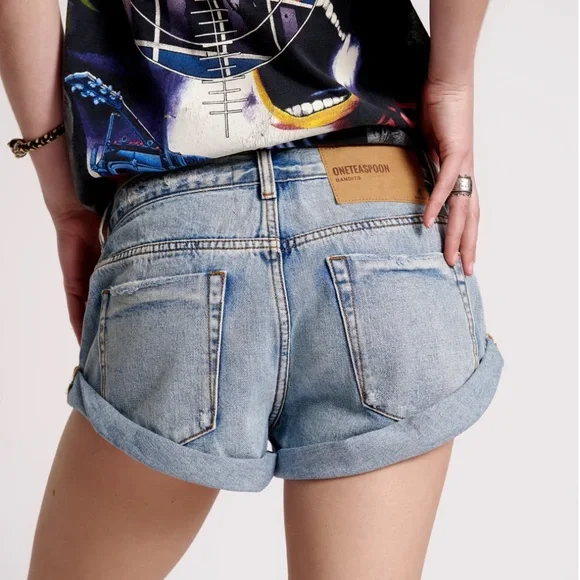 Bandits “ Hendrixe “ Low Waist Denim Shorts - Blue, NWT